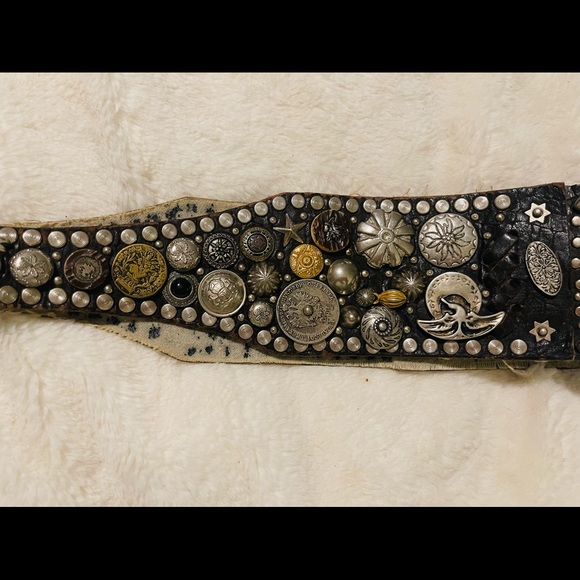 💐LILY FACOUCHE VINTAGE COIN BELT (Circa 70s) - Picture 4 of 6